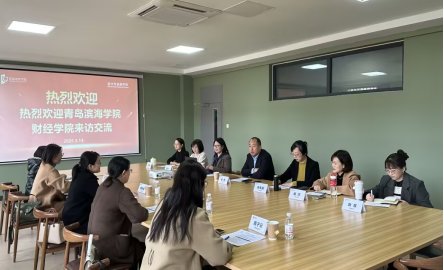 财务管理专业负责人张燕和骨干教师王巍